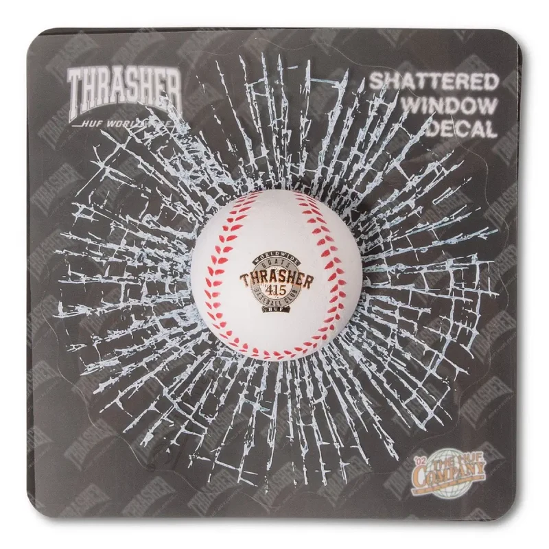 Grand Slam Ball Sticker White
