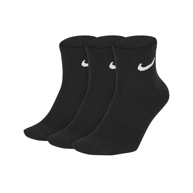 Training Ankle Everyday Lightweight Socks 3-Pack Black
