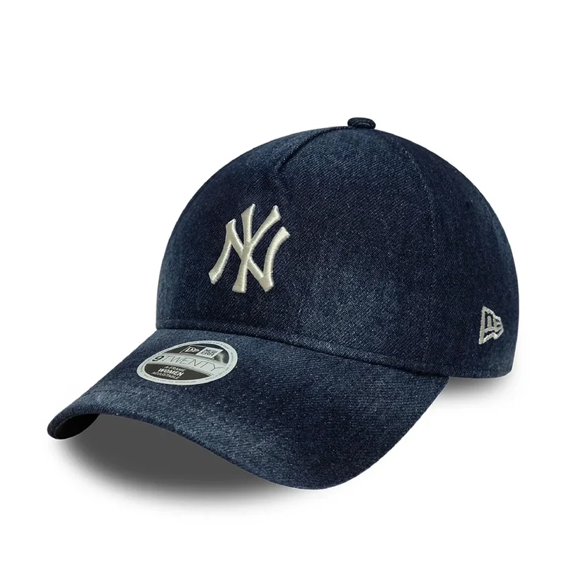 New York Yankees Womens MLB Denim Navy 9TWENTY A-Frame Adjustable Cap