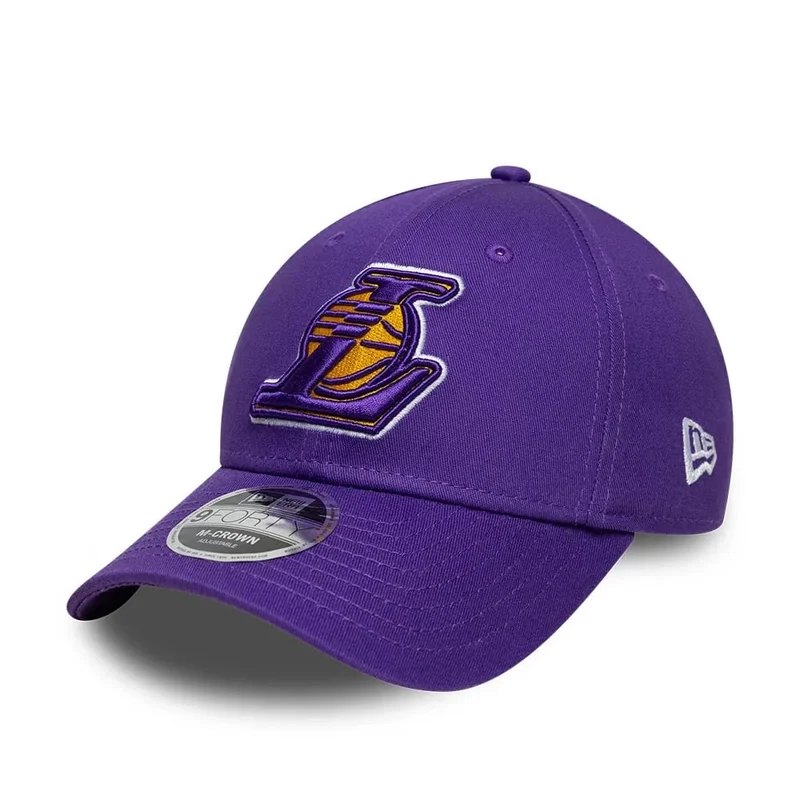 LA Lakers NBA Side Script Purple 9FORTY M-Crown Adjustable Cap