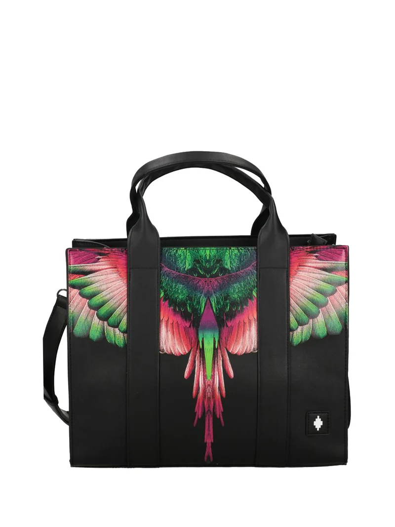 Marcelo Burlon County Of Milan Borsa A Mano Marcelo Burlon Stampa Nero