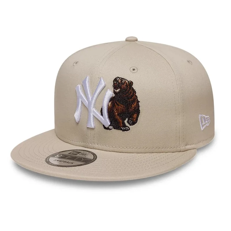 Yankees MLB Outdoor Icon Light Beige 9FIFTY Snapback Adjustable Cap