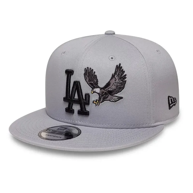 LA Dodgers MLB Outdoor Icon Grey 9FIFTY Snapback Adjustable Cap