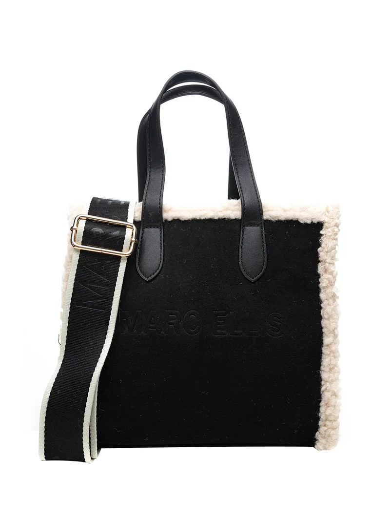 Marc Ellis Borsa a Mano Buby Suede M Marc Ellis - Nero