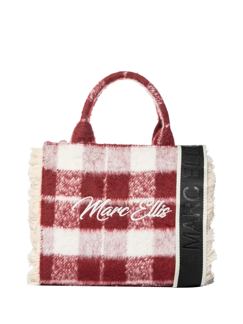 Marc Ellis Borsa A Mano Marc Ellis Buby Check L - Rubino