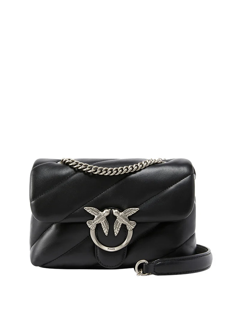 Pinko Borsa A Tracolla Pinko Love Puff Mini Cl Sheep - Nero/Argento