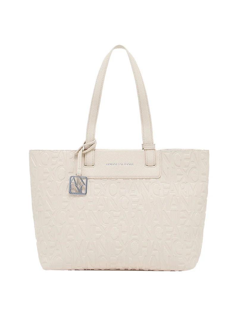 Armani Exchange Borsa a Mano Donna - Beige