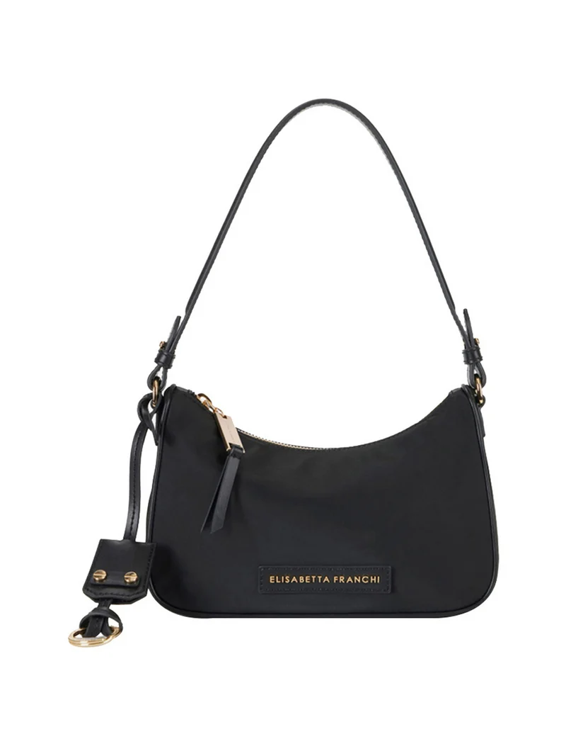 Elisabetta Franchi Borsa A Spalla Con Anella Elisabetta Franchi - Nero