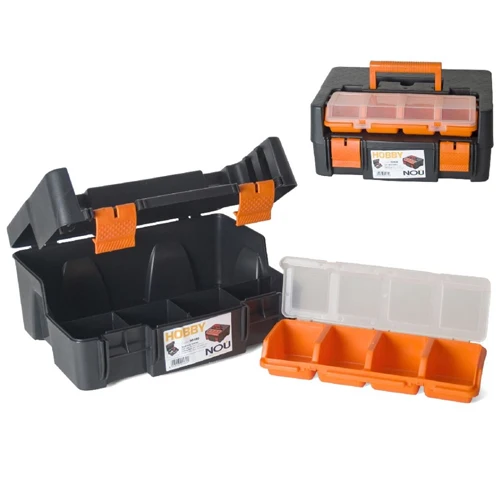 Valigetta Cassetta Porta Attrezzi e Minuteria da Lavoro o per Hobby 9 Scomparti