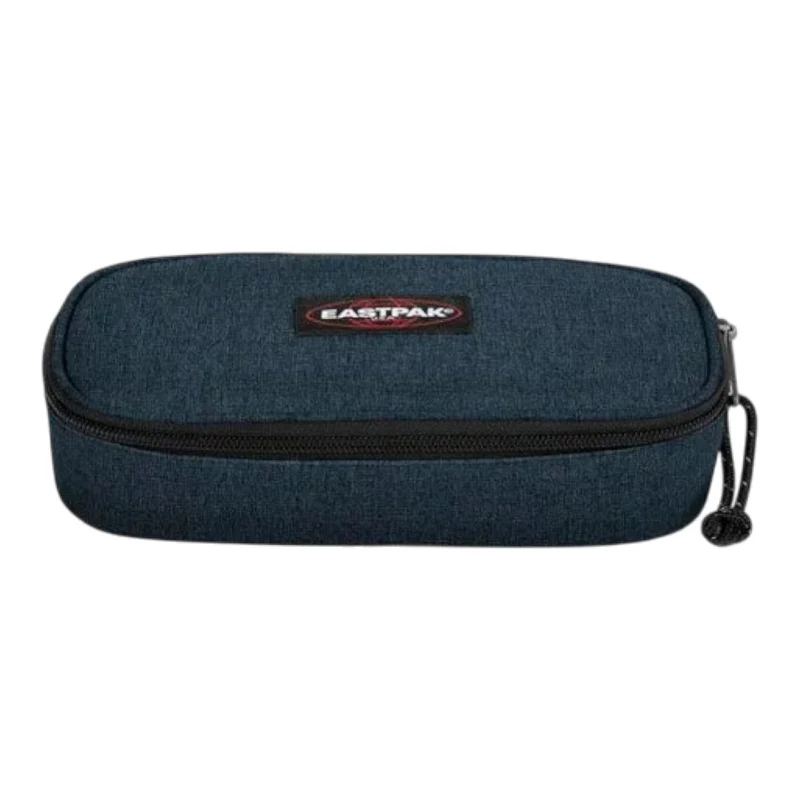 Oval Single Pencil Case Blue