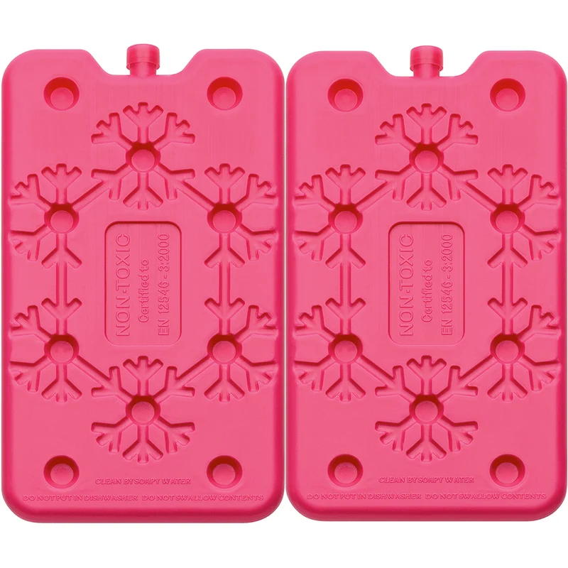 Mattonelle Ghiaccio 2 Pezzi X 200gr Ice Pack Per Borse Termiche Colori Assortiti