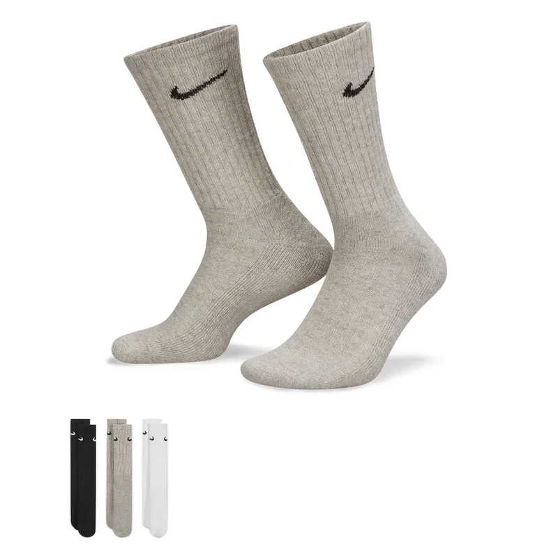 Cushioned Training Crew Socks (3 Pairs) Multi