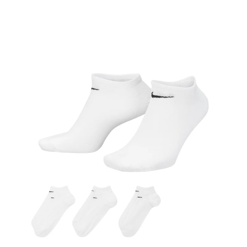 Training No-Show Socks (3 Pairs) White