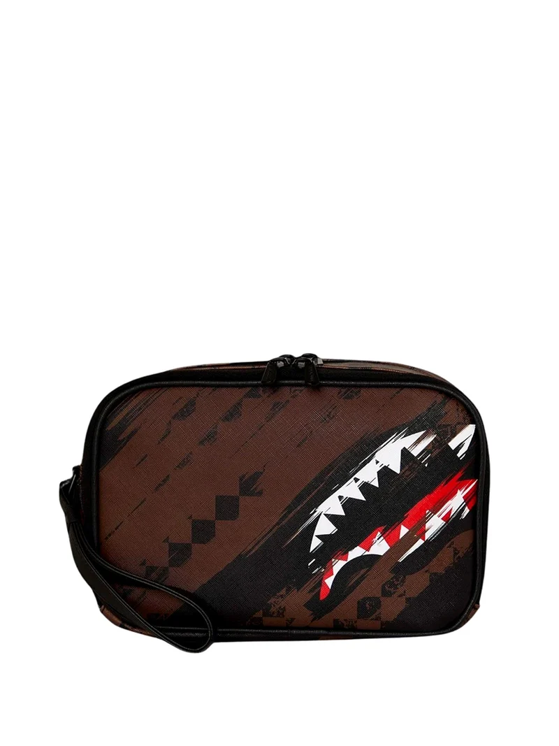 Sprayground Pochette Sprayground Smeared Grunge Toiletry Brick - Fantasia
