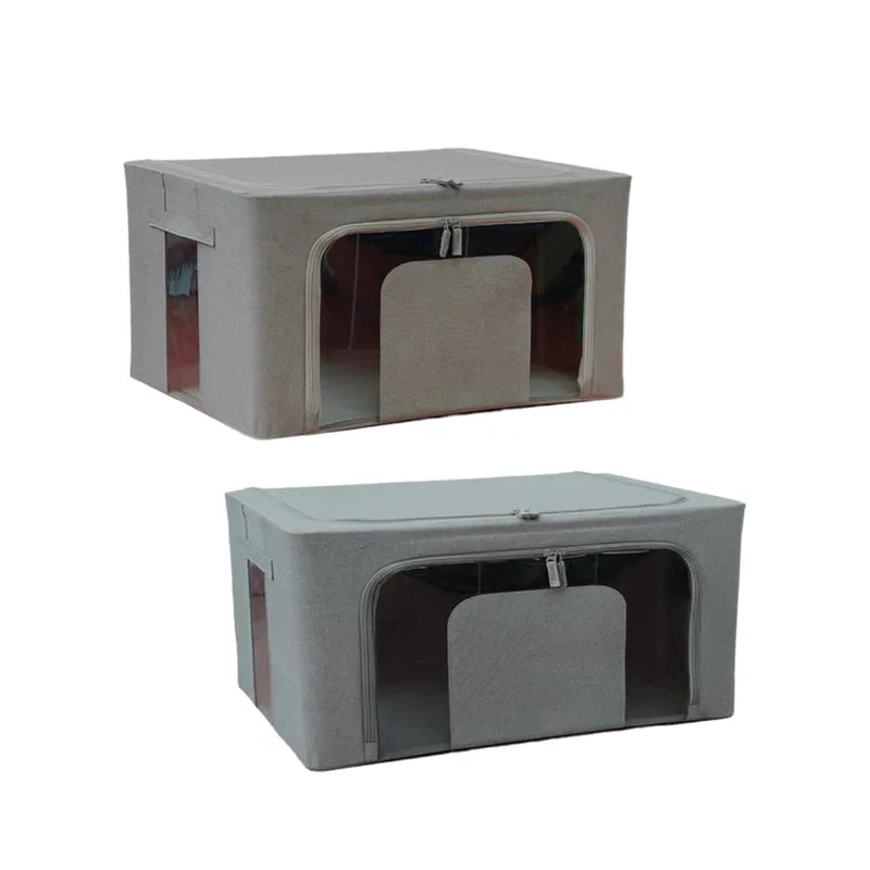Scatole per Armadio Pieghevoli 2 pezzi 50x40x22 cm Antipolvere e Impermeabili