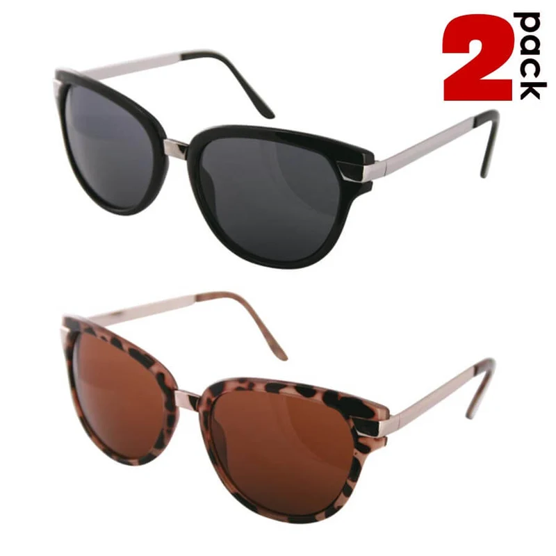 2 Occhiali da Sole ReflexxVision UV 400 Donna modello Salerno Colori Assortiti