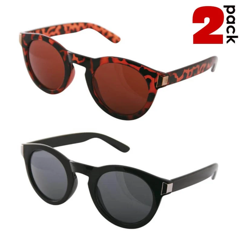 2 Occhiali da Sole ReflexxVision UV 400 Donna modello Modena Colori Assortiti