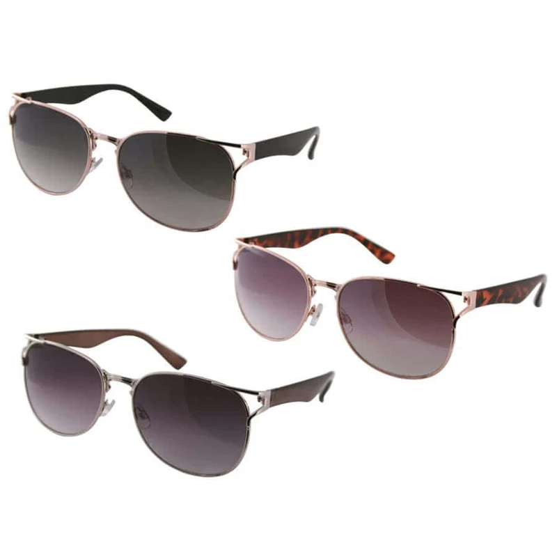 3 Occhiali da Sole ReflexxVision UV 400 Donna modello Agrigento Colori Assortiti