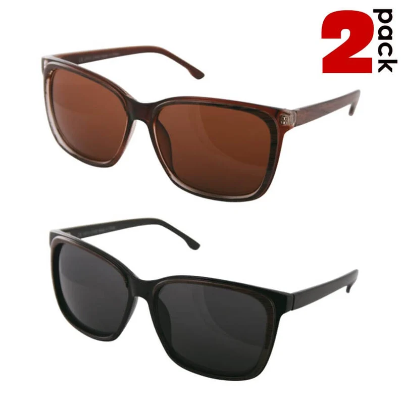 2 Occhiali da Sole ReflexxVision UV 400 Uomo modello Parma Colori Assortiti