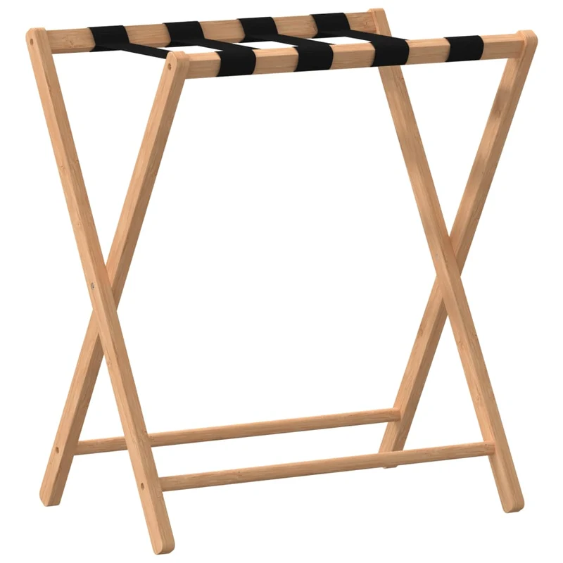 Portabagagli Design Arreda con Stile e Funzionalità 68,5x38x58 cm in bambù 70kg