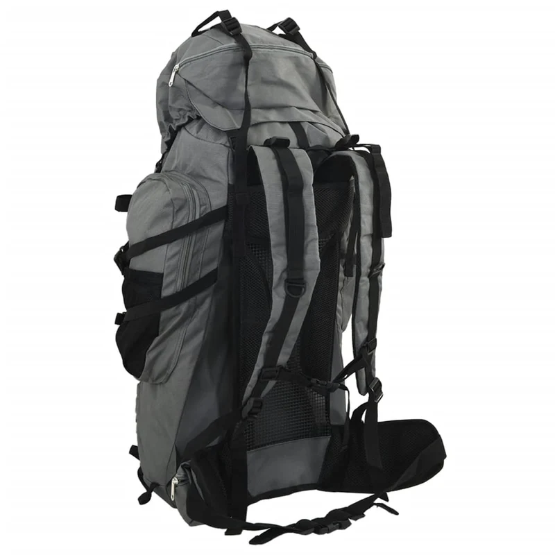 Zaino da Trekking Grigio 80 L in Tessuto Oxford 40 x 20 x 78 cm
