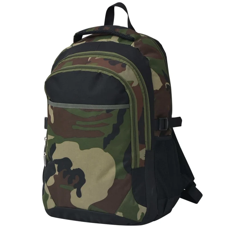 Zaino da Scuola Mimetico 33 x 17 x 50 cm 40 L