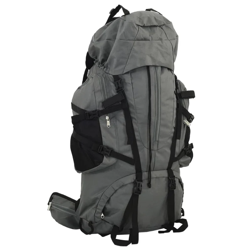 Zaino da Trekking 100 L 40 x 22 x 90 cm in Tessuto Oxford Grigio