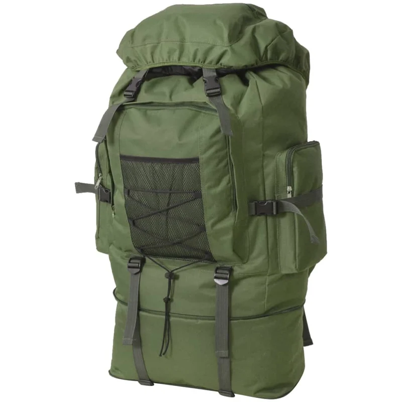 Zaino Stile Militare XXL 100 L Idrorepellente Verde