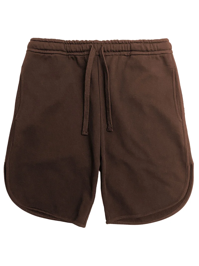 SODA - Genderless Terry Shorts - BROWN