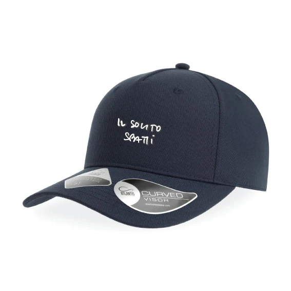 SODA STUDIO - Cappello Baseball Ricamato il solito sbatti - Navy