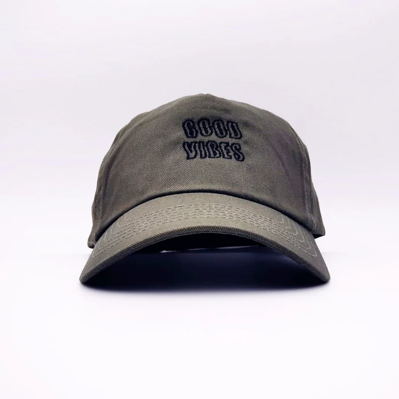 Soda Studio - Cappello Baseball Good Vibes - Army/black