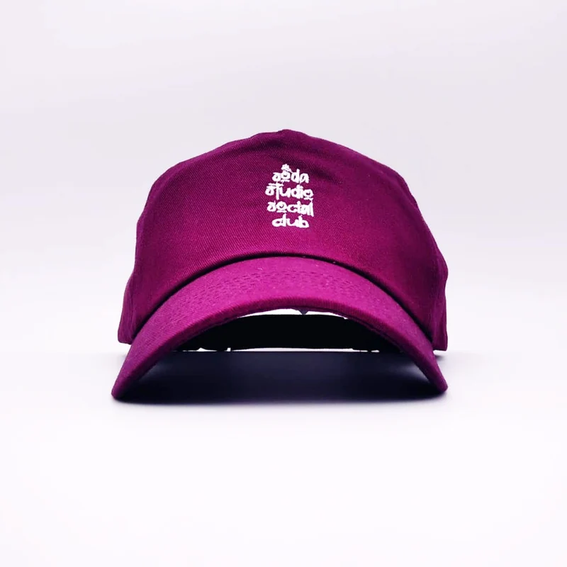 Soda Studio - Cappello Baseball Soda Studio Social Club - Wine/white