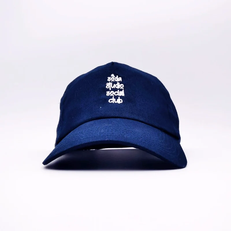 Soda Studio - Cappello Baseball Soda Studio Social Club - Navy/white