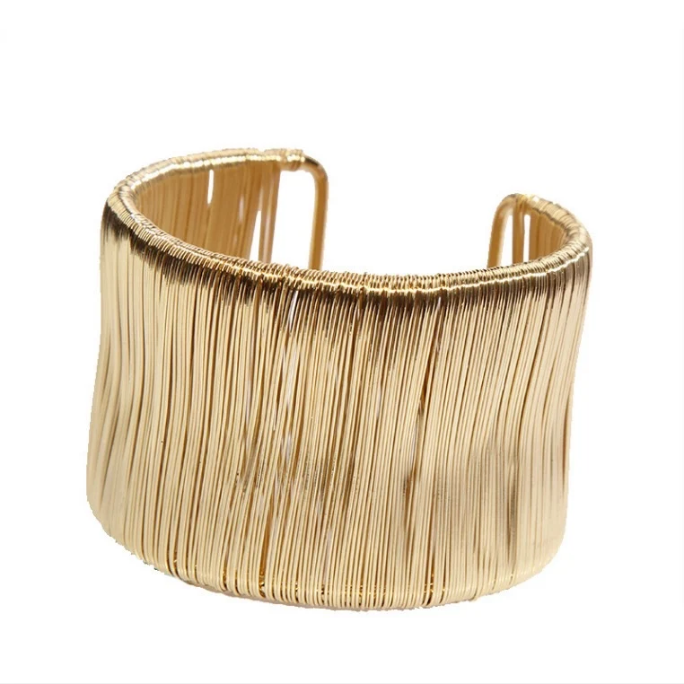 Sodabijoux - Bracciale rigido fascia alta fili