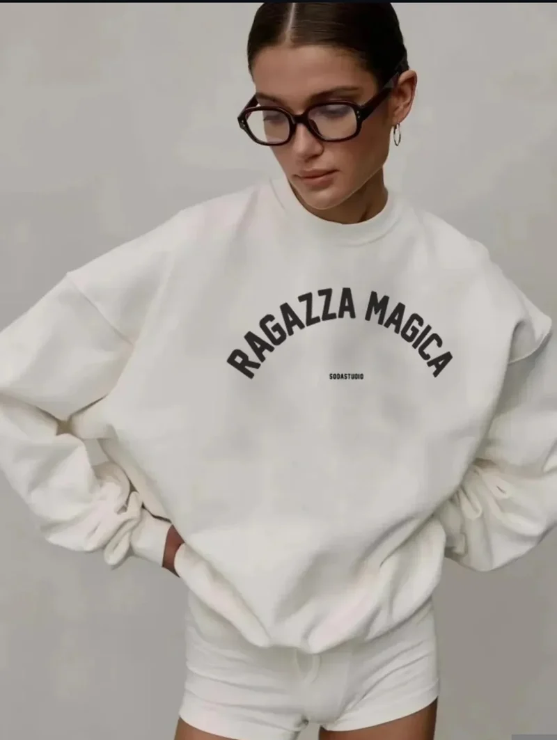 Soda Studio - Felpa ragazza magica - bianco