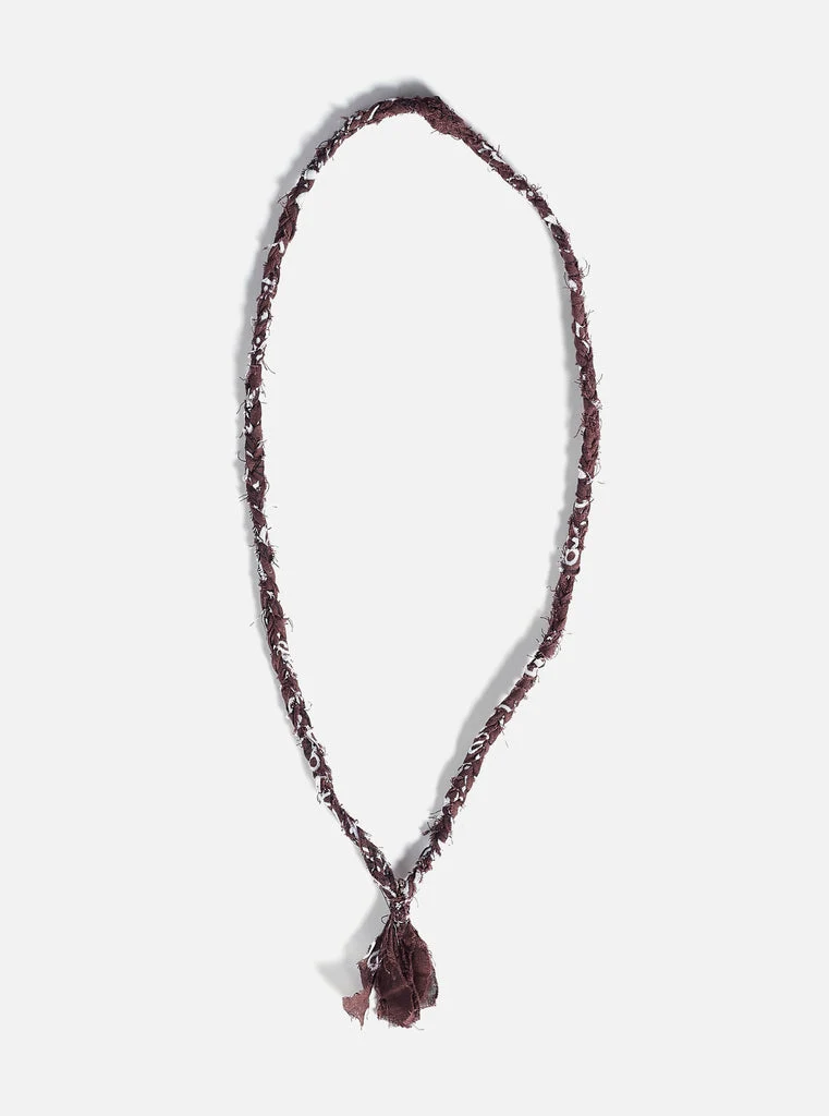 Soda - Collana Nazaré - Bandana intrecciata Marrone