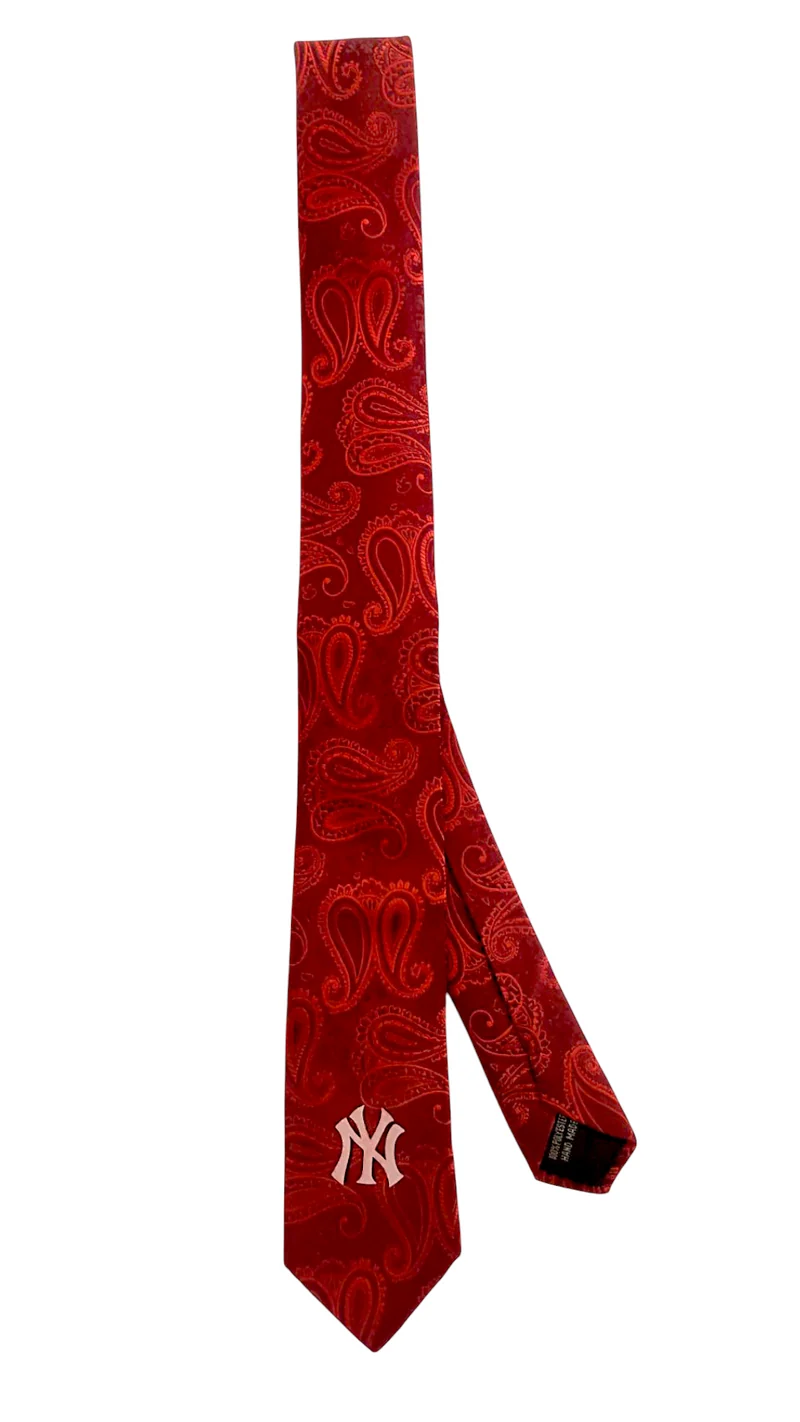 Cravatta YANKEE'S fantasia Paisley rosso