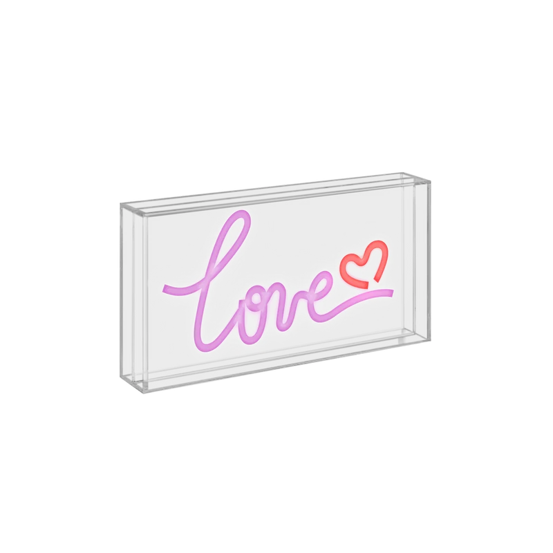 Lampada Led con decoro love serie Tokio - WD Lifestyle - WD lifestyle