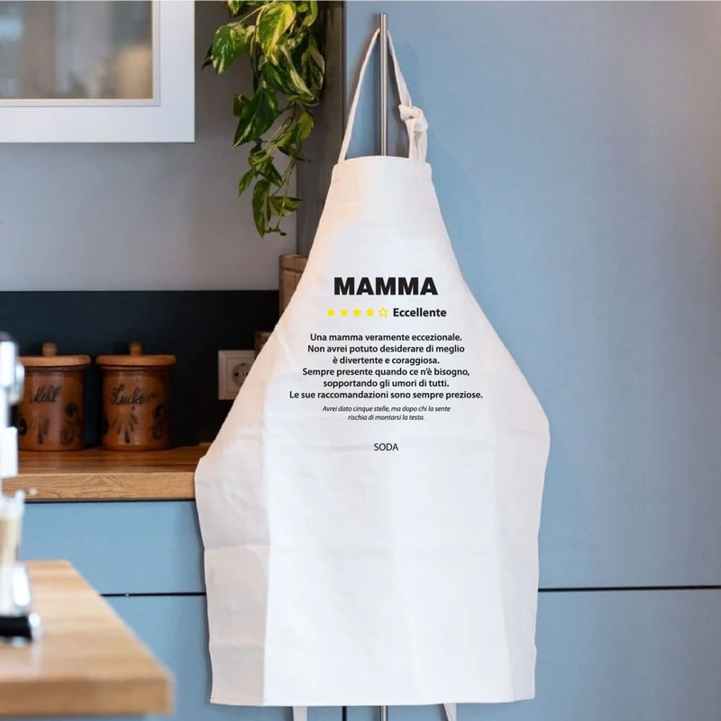SODA - Grembiule Festa Della Mamma - Recensione - Bianco