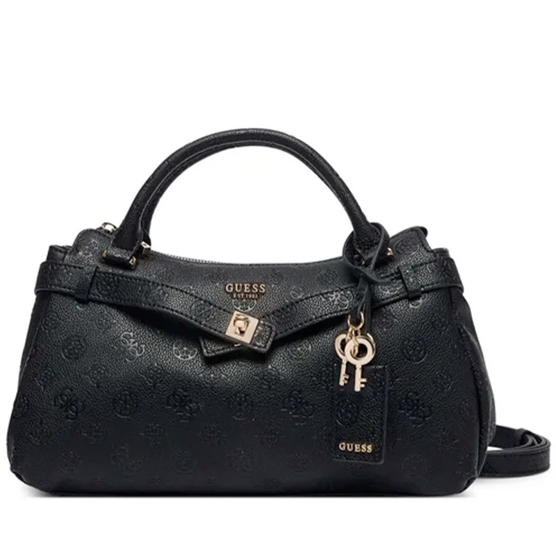 Borsa Donna a Mano GUESS Linea Ella colore Nero Logo