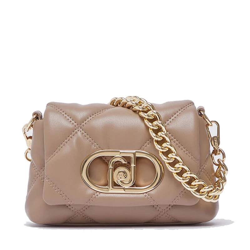 Borsa Donna Mini a Spalla LIU JO Better linea La Puffy in Ecopelle Trapuntata color Mocha