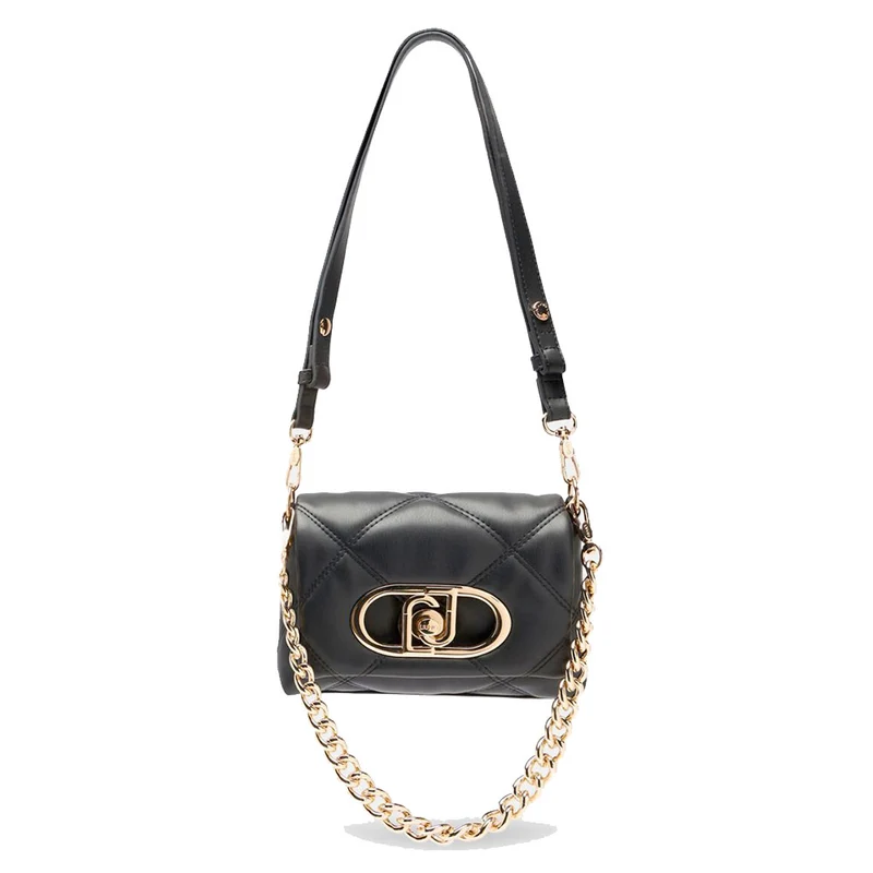 Borsa Donna Mini a Spalla LIU JO Better linea La Puffy in Ecopelle Trapuntata Nera