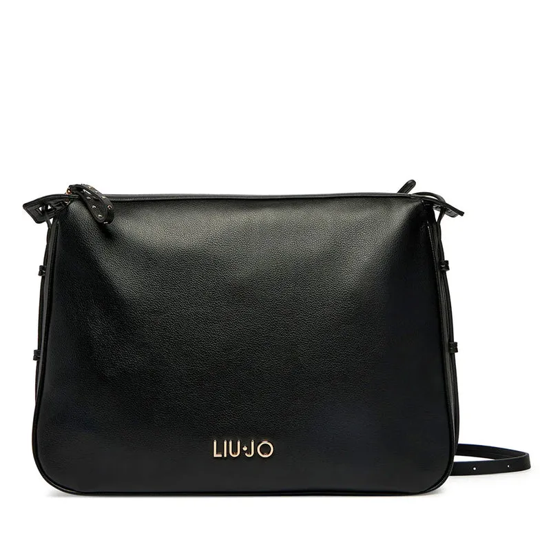 Hobo Bag Large Donna LIU JO Better stampa Bottalata Nera