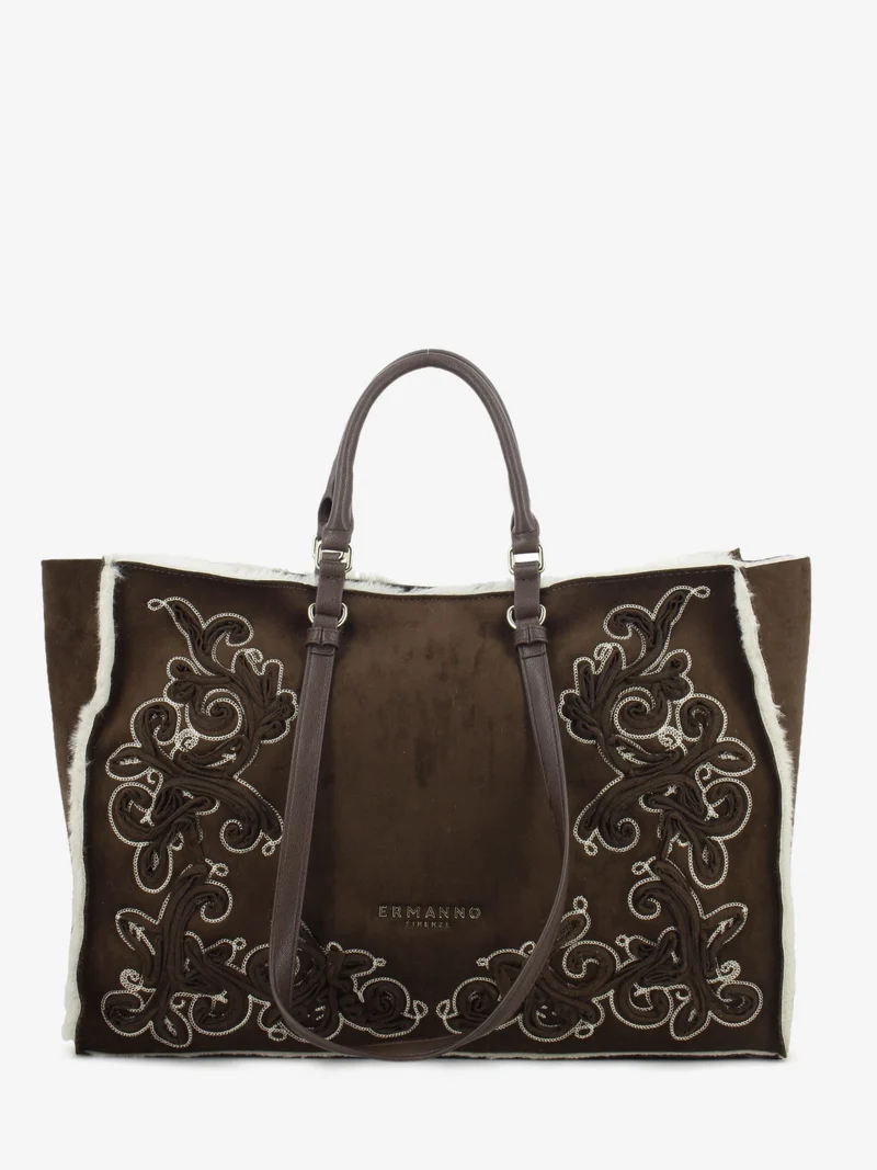 Large tote Barbara shirling dark brown