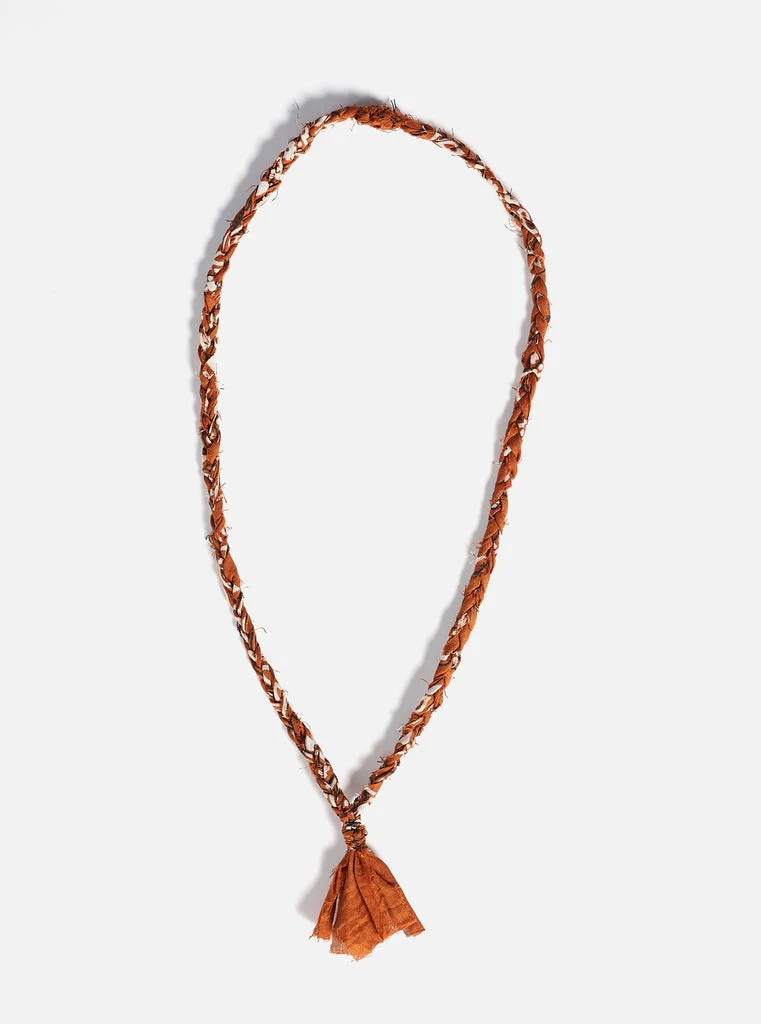Soda - Collana Nazaré - Bandana intrecciata Dark Orange
