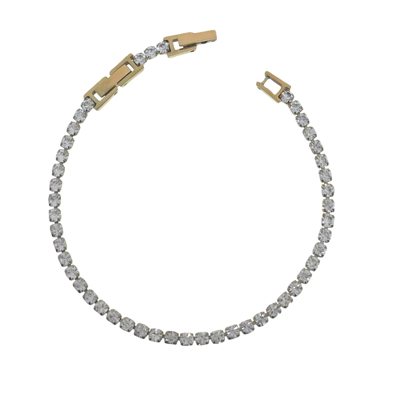 SODABIJOUX - Bracciale tennis - Oro e Argento