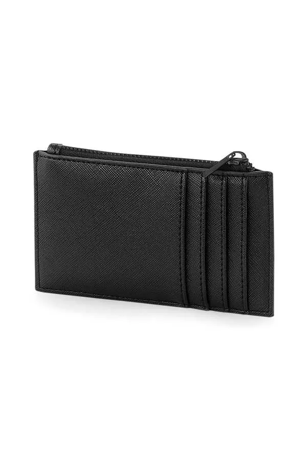 SODA - Boutique Card Holder Saffiano - Nero Nero