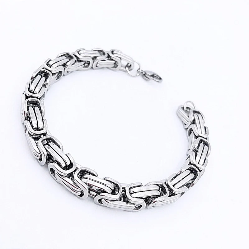 SODA - Bracciale maglia Bizantina acciaio