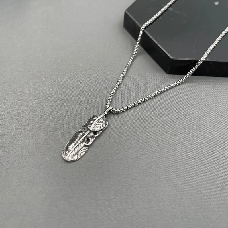 SODA - collana acciaio piuma