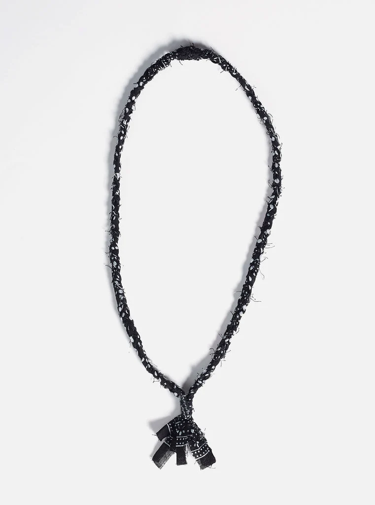 Soda - Collana Nazaré - Bandana intrecciata Nero